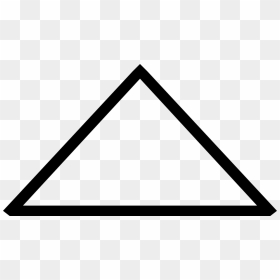 Thumb Image - Outline Image Of Triangle, HD Png Download - triangle outline png