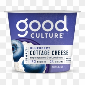 Blueberry - Nutrition Good Culture Cottage Cheese, HD Png Download - blueberries png