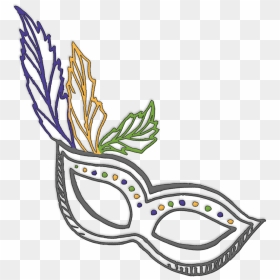 Mask, HD Png Download - mardi gras mask png