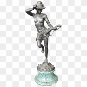 Bronze Sculpture Dancing Musician On Chairish - Statue, HD Png Download - sculpture png