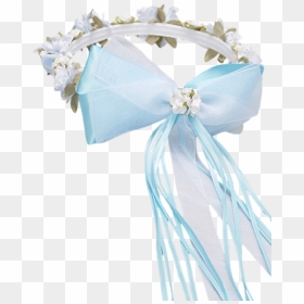 Transparent Blue Flower Crown Png - Headpiece, Png Download - blue flower crown png