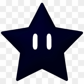 Mario Kart Wii - Dark Star Super Mario, HD Png Download - mario star png