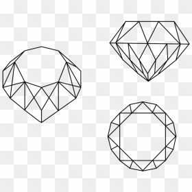 Vector Crystal Outline - Vector Crystal Outline Png, Transparent Png - triangle outline png