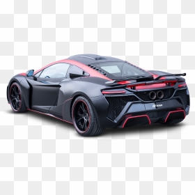 Black Mclaren 650s Car Back Png Image - Mclaren Back Png, Transparent Png - car back png