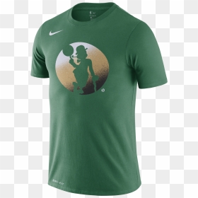 Nike Nba Boston Celtics Logo Dry Tee - Celtics City Edition Logo, HD Png Download - celtics logo png