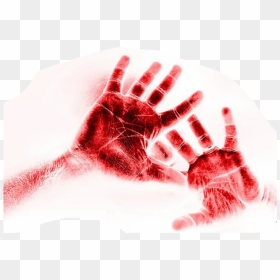 #bloody Hands - Guilt Macbeth, HD Png Download - bloody hand png