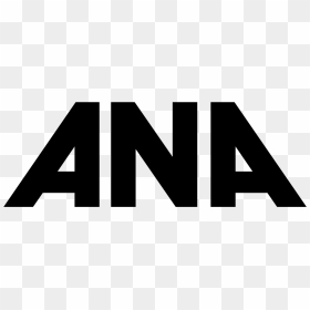 Ana Logo Png Transparent - Monochrome, Png Download - ana png