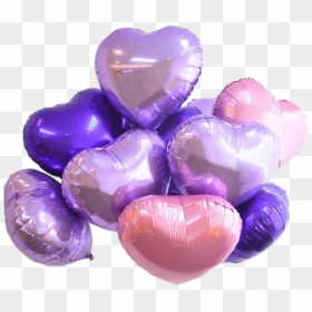 #balloons #png #purple #pink #aesthetic #freetoedit - Light Purple Aesthetic Png, Transparent Png - pink balloons png