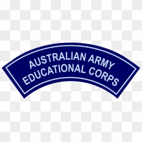 Australian Army Educational Corps Battledress Flash - Laser, HD Png Download - blue border png