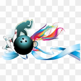 Ten Pin Bowling - Transparent Background Bowling Clipart, HD Png Download - bowling pin png