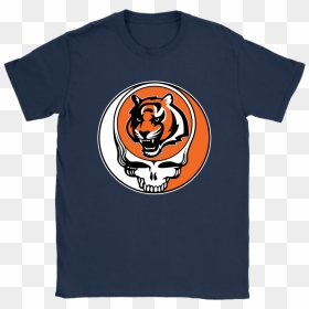 Nfl Team Cincinnati Bengals X Grateful Dead Logo Band - Bluzka Adidas Rick And Morty, HD Png Download - bengals logo png