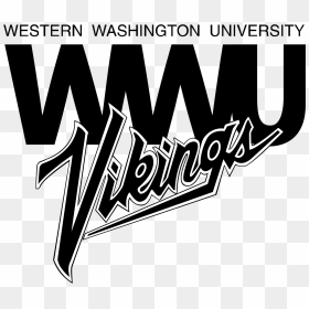 Wwu Vikings Logo Png Transparent - Calligraphy, Png Download - vikings logo png