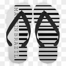 Chinelo Coleção Código De Barra - Flip-flops, HD Png Download - codigo de barras png