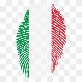 Transparent Italian Flag Png - Italy Flag Fingerprint, Png Download - italy png