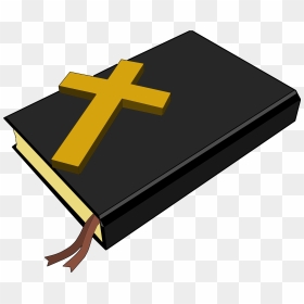 Bible With Cross Png Transparent Image - Animated Bible Png, Png Download - cross vector png