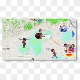 Snapmap 2 - Snapchat Map, HD Png Download - snapchat ghost png