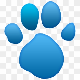 Blue S Clues Light - Blues Clues Blues Pawprint, HD Png Download - pawprint png