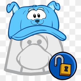 Club Penguin Wiki - Club Penguin Wig Hair, HD Png Download - blue border png