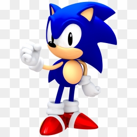 25th Anniversary Classic Sonic - Classic Sonic The Hedgehog, HD Png Download - classic sonic png