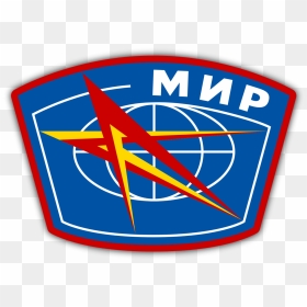 Mir Space Station Emblem - Mir, HD Png Download - space station png