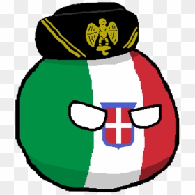 Italyball Countryballs Italy Kingdomofitalyball Axis - Kingdom Of Italy Countryball, HD Png Download - italy png
