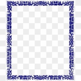 Green Border Design Background, HD Png Download - blue border png