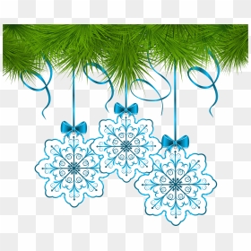 Image Freeuse Library Christmas Snowflakes Clipart - Christmas Snowflakes Clip Art, HD Png Download - snowflake clipart png