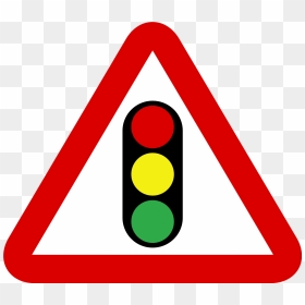 Thumb Image - Road Signs Uk Traffic Lights, HD Png Download - warning sign png