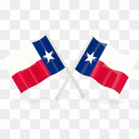 Two Wavy Flags - Two Texas Flags, HD Png Download - texas flag png