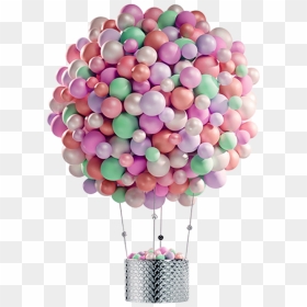 Colorful Balloons Png - Studio Wedding Backdrop Photography Background, Transparent Png - pink balloons png