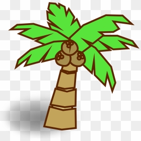 Light Jungle Clip Arts - Coconut Tree Drawing, HD Png Download - jungle png