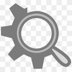 Computer Icons Download Magnifying Glass Gear - Magnifing Glass Icon Transparent, HD Png Download - magnifying glass icon png