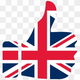Uk Flag Thumb Up - England Flag, HD Png Download - uk flag png