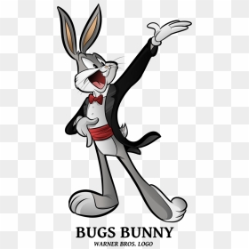 Bugs Bunny By Boscoloandrea Vintage Cartoon, Cartoon - Bugs Bunny Warner Bros Logo, HD Png Download - bugs bunny png