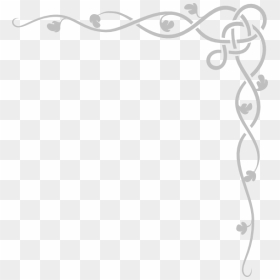 Celtic Clipart Vine - Simple Celtic Knot Line, HD Png Download - silver border png
