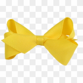 Blue And Gold Hair Bowsmen39s Knitted Royal Blue Bow - Motif, HD Png Download - yellow ribbon png