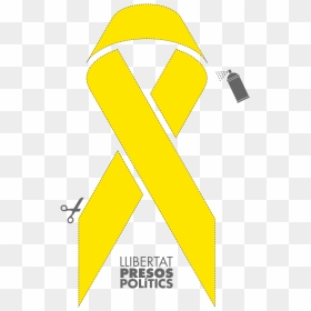 Yellow Ribbon Stencil - Maio Amarelo No Transito O Sentido, HD Png Download - yellow ribbon png