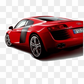 Transparent Audi R8 Png - Audi Red Car Png, Png Download - car back png