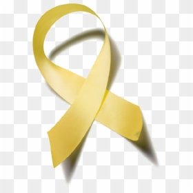 Yellow Ribbon Png Photos - Breast Cancer, Transparent Png - yellow ribbon png