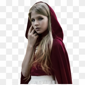 Female Model Png - Girl In Red Hood Transparent, Png Download - female model png