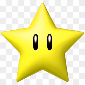 Super Mario Star, HD Png Download - mario star png