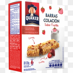 Codigo De Barras Cereal Png - Barra Quaker Frutilla, Transparent Png - codigo de barras png