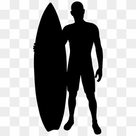Surfer Boy Silhouette Clip Arts - Surfer Clip Art Transparent, HD Png Download - surfer png