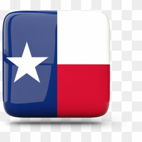 Glossy Square Icon - Texas Flag Icon Png, Transparent Png - texas flag png