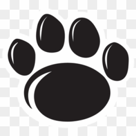 Penn State Paw Print Black With Outline - Printable Cross Stitch Patterns Dogs, HD Png Download - pawprint png