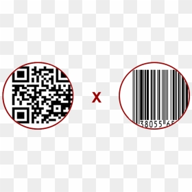 Codigo De Baras 1d X Codigo De Barras 2d - Codigo De Barras X Qr Code, HD Png Download - codigo de barras png