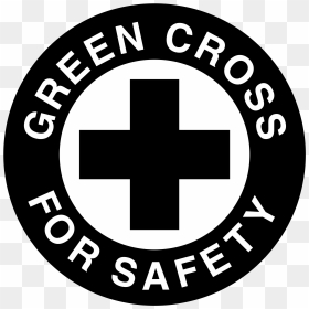 Green Cross For Safety Logo Png Transparent - Green Cross For Safety Logo, Png Download - cross vector png