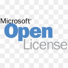 Microsoft Open License Logo Png Transparent - License Microsoft Logo Vector, Png Download - microsoft png