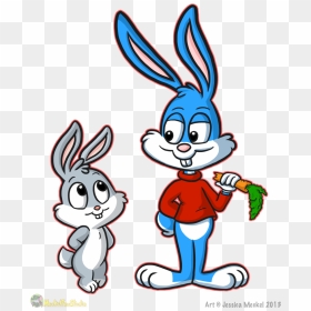 Dessiekisses 51 5 Baby Bugs And Buster Bunny By Meckelfoxstudio - Tiny Tunes Bugs Bunny, HD Png Download - bugs bunny png