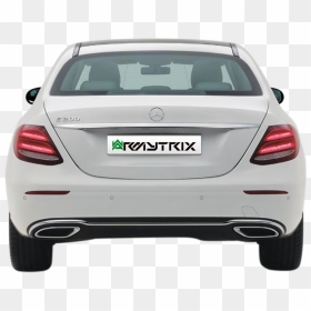 Mercedes Car Png - Mercedes E 220 Back, Transparent Png - car back png